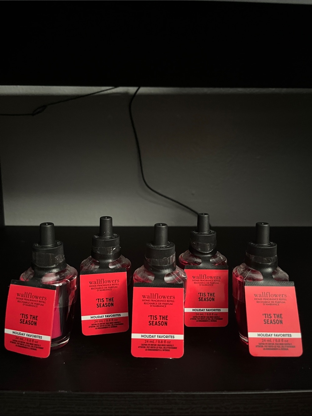 Bath and Body Works Tis The Season Wallflowers Fragrance Refill x5
